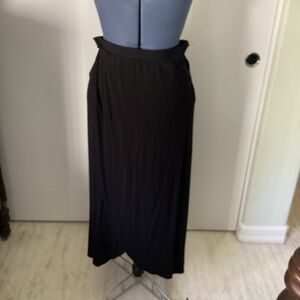 Chicos size 1 black maxi skirt